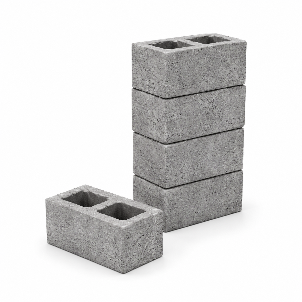 Betoniniai tvoros stulpo blokeliai